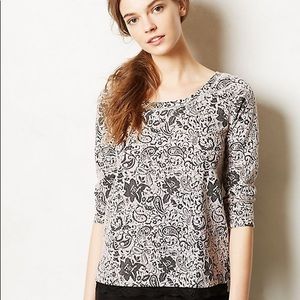 Anthropologie Meadow Rue Greyfield pullover Large